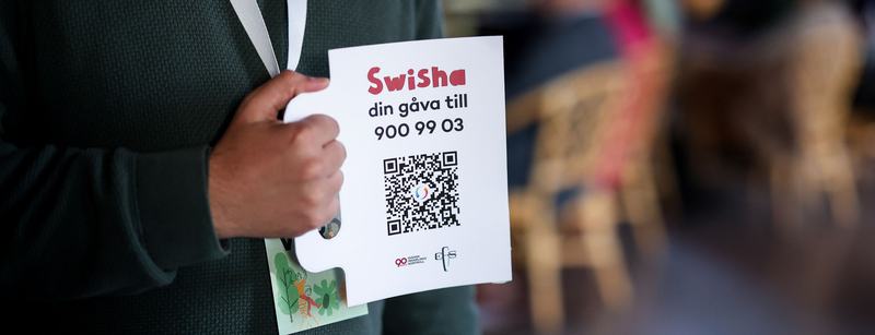 Trygg insamling: EFS har 90-konto