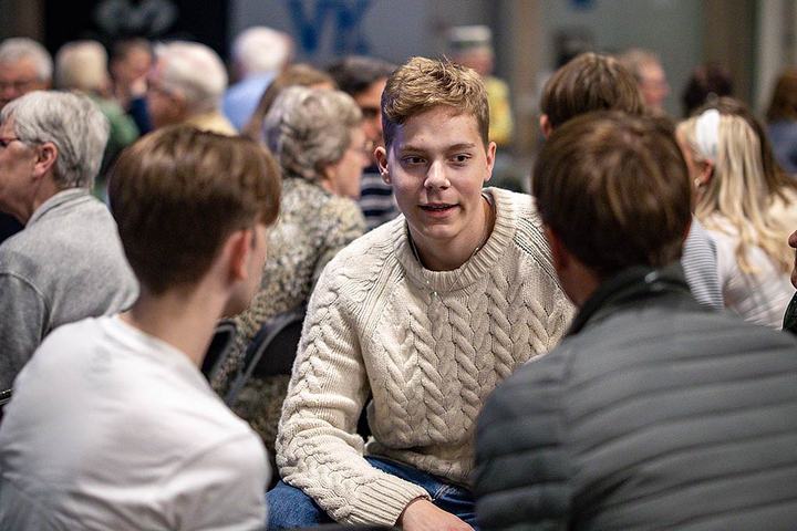 Människor samlade under EFS och Salts årskonferens